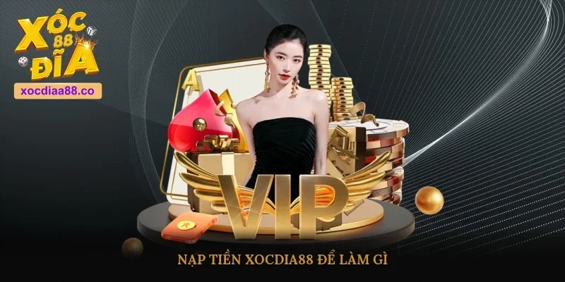 Nạp tiền Xocdia88 để làm gì?